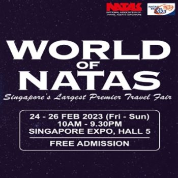 NATAS-Travel-2023-Fair-at-Singapore-Expo-350x350 24-26 Feb 2023: NATAS Travel 2023 Fair at Singapore Expo