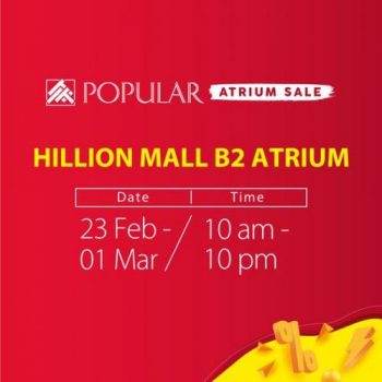 POPULAR-Atrium-Sale-at-Hillion-Mall-350x350 23 Feb-1 Mar 2023: POPULAR Atrium Sale at Hillion Mall