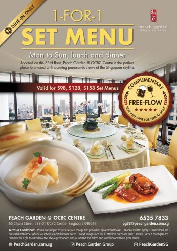 Peach-Garden-1-for-1-Set-Menu-Deal-350x495 7 Feb 2023 Onward: Peach Garden 1-for-1 Set Menu Deal