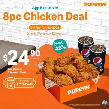 Popeyes-8pc-Chicken-Deal-Save-Promotion-350x350 21 Feb-2 Mar 2023: Popeyes 8pc Chicken Deal Save Promotion