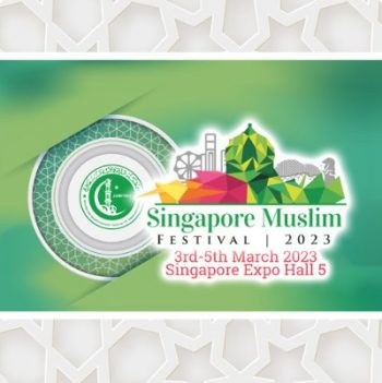 Singapore-Muslim-Festival-2023-at-Singapore-Expo-350x351 3-5 Mar 2023: Singapore Muslim Festival 2023 at Singapore Expo