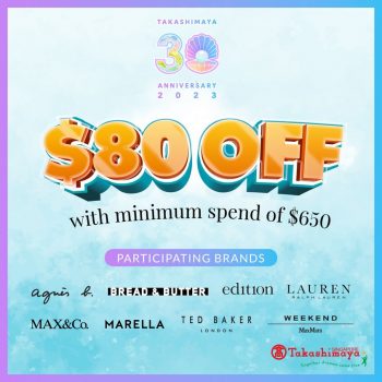 Takashimaya-Anniversary-Deal-350x350 Now till 26 Feb 2023: Takashimaya Anniversary Deal