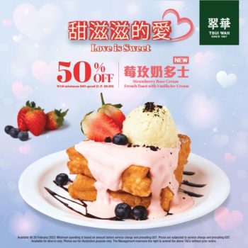 Tsui-Wah-Valentines-Day-Dessert-50-off-Promotion-350x350 Now till 28 Feb 2023: Tsui Wah Valentine's Day Dessert 50% off Promotion