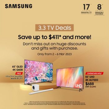 Audio-House-Samsung-3.3-TV-Deals-350x350 2-6 Mar 2023: Audio House Samsung 3.3 TV Deals