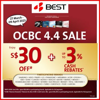 BEST-Denki-OCBC-4.4-Sale-350x350 27 Mar-9 Apr 2023: BEST Denki OCBC 4.4 Sale