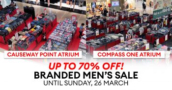 Branded-Mens-Sale-at-Compass-One-Causeway-Point-350x184 Now till 26 Mar 2023: Branded Men's Sale at Compass One & Causeway Point