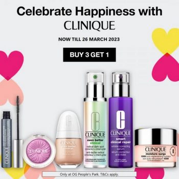 Clinique-and-Origins-International-Happiness-Day-Sale-at-OG-350x350 Now till 26  Mar 2023: Clinique and Origins International Happiness Day Sale at OG