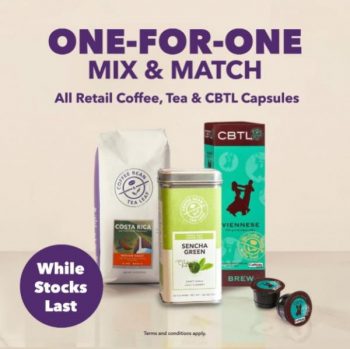 Coffee-Bean-1-For-1-Coffee-Tea-CBTL-Capsules-Promotion-350x349 29 Mar 2023 Onward: Coffee Bean 1 For 1 Coffee, Tea & CBTL Capsules Promotion