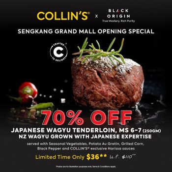 Collins-Grille-Black-Origin-Promo-350x350 6 Mar 2023 Onward: Collin's Grille Black Origin Promo