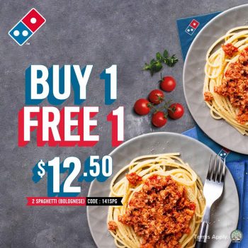 Dominos-Pizza-1-for-1-Spaghetti-Bolognese-Promotion-350x350 16 Mar 2023 Onward: Domino's Pizza 1-for-1 Spaghetti Bolognese Promotion