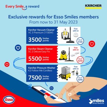 Esso-Karcher-PromoEsso-Karcher-Promo-350x350 Now till 31 May 2023: Esso Karcher Promo