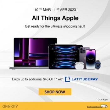 Gain-City-Apple-Brand-Fair-Sale-350x350 19 Mar-1 Apr 2023: Gain City Apple Brand Fair Sale