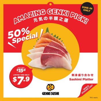 Genki-Sushi-Amazing-Genki-Pick-Deal-350x350 Now till 9 Apr 2023: Genki Sushi Amazing Genki Pick Deal
