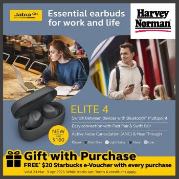 Harvey-Norman-Jabra-Elite-4-Deal-350x350 Now till 9 Apr 2023: Harvey Norman Jabra Elite 4 Deal