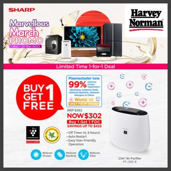 Harvey-Norman-Marvellous-1-for-1-March-Promo-350x350 1-31 Mar 2023: Harvey Norman Marvellous 1-for-1 March Promo