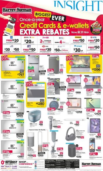 Harvey-Norman-Once-a-year-Credit-Cards-e-wallets-Extra-Rebates-Deal-350x578 25 Mar 2023 Onward: Harvey Norman Once-a-year Credit Cards & e-wallets Extra Rebates Deal