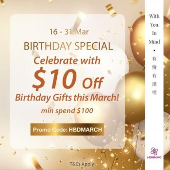 Humming-Flowers-Gifts-March-Birthday-Promotion-350x350 16-31 Mar 2023: Humming Flowers & Gifts March Birthday Promotion