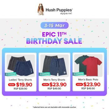 Hush-Puppies-Lazada-Epic-11th-Birthday-Sale-2-350x350 2-5 Mar 2023: Hush Puppies Lazada Epic 11th Birthday Sale
