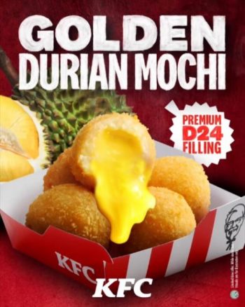 KFC-Golden-Durian-Mochi-350x438 15 Mar 2023 Onward: KFC Golden Durian Mochi Special