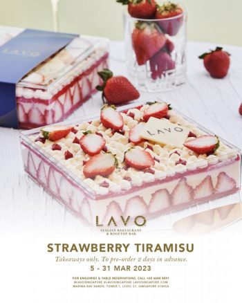 LAVO-Strawberry-Tiramisu-Cake-Promotion-350x438 5-31 Mar 2023: LAVO Strawberry Tiramisu Cake Promotion