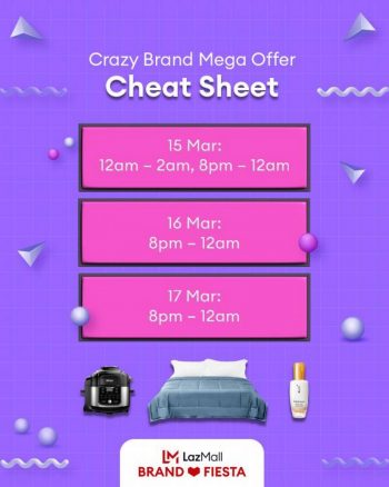 Lazada-CRAZY-Brand-Mega-Offer-Sale-350x438 15-17 Mar 2023: Lazada CRAZY Brand Mega Offer Sale