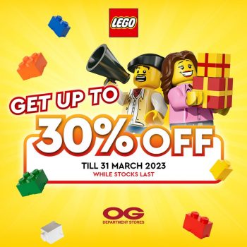 Lego-School-Holidays-Deal-at-OG-350x350 19-31 Mar 2023: Lego School Holidays Deal at OG