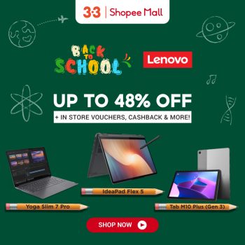Lenovo-Back-to-School-Promo-on-Shopee-350x350 3-13 Mar 2023: Lenovo Back to School Promo on Shopee