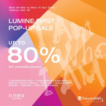 Lumine-First-Pop-Up-Sale-at-Takashimaya-350x350 29 Mar-10 Apr 2023: Lumine First Pop-Up Sale at Takashimaya
