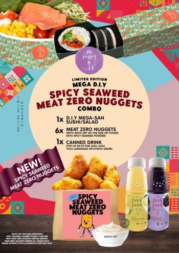 Maki-San-Mega-D.I.Y-Spicy-Seaweed-Meat-Zero-Nuggets-Combo-Promotion-350x495 9 Mar 2023 Onward: Maki-San Mega D.I.Y Spicy Seaweed Meat Zero Nuggets Combo Promotion