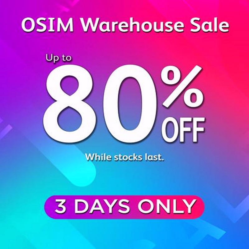 OSIM-Warehouse-Sale-5 17-19 Mar 2023: OSIM Warehouse Sale! Up to 80% OFF