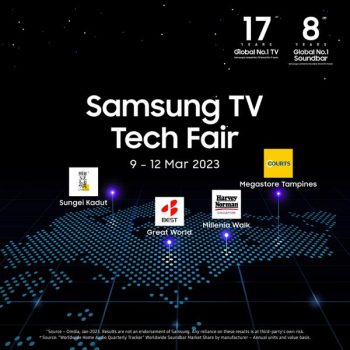 Samsung-TV-Tech-Fair-Sale-350x350 9-12 Mar 2023: Samsung TV Tech Fair Sale