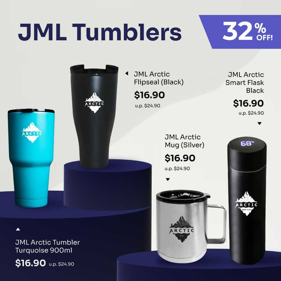 JML Arctic Tumbler (900ml), Turquoise
