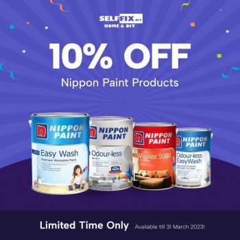 Selffix-DIY-Nippon-Paints-Promo-350x350 Now till 31 Mar 2023: Selffix DIY Nippon Paints Promo