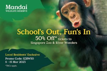 Singapore-Zoo-and-River-Wonders-Admission-Promo-350x233 8-15 Mar 2023: Singapore Zoo and River Wonders Admission Promo
