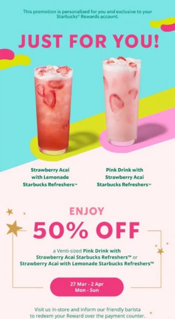 Starbucks-Strawberry-Acai-Pink-Drinks-Promo-350x637 27 Mar-2 Apr 2023: Starbucks Strawberry Acai Pink Drinks Promo