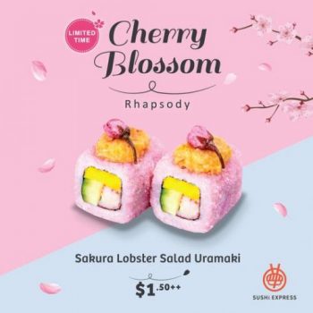 Sushi-Express-Sakura-Lobster-Salad-Uramaki-Promo-350x350 13 Mar 2023 Onward: Sushi Express Sakura Lobster Salad Uramaki Promo