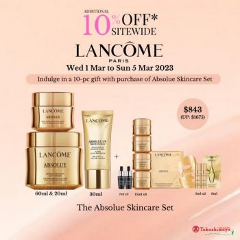 Takashimaya-1st-Online-Anniversary-Sale-Lancome-Promotion-2-350x350 1-5 Mar 2023: Takashimaya 1st Online Anniversary Sale Lancôme Promotion