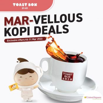 Toast-Box-Mar-Vellous-Kopi-Deals-350x350 Now till 31 Mar 2023: Toast Box Mar-Vellous Kopi Deals