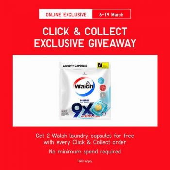 UNIQLO-Click-Collect-Free-Walch-Laundry-Capsules-Giveaway-Promotion-350x350 6-19 Mar 2023: UNIQLO Click & Collect Free Walch Laundry Capsules Giveaway Promotion