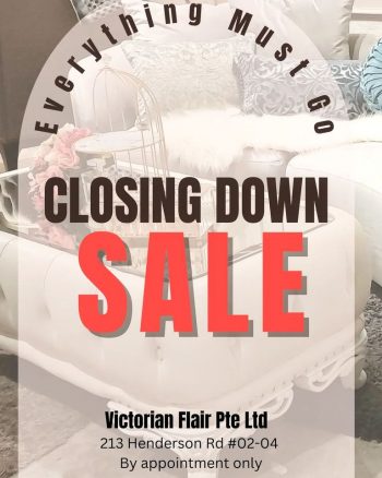 Victorian-Flair-Closing-Down-Sale-350x438 20 Mar 2023 Onward: Victorian Flair Closing  Down  Sale