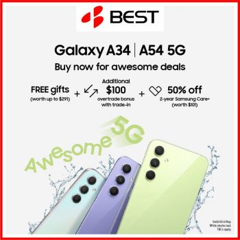 BEST-Denki-Galaxy-A-Series-Promo-350x350 Now till 6 May 2023: BEST Denki Galaxy A Series Promo