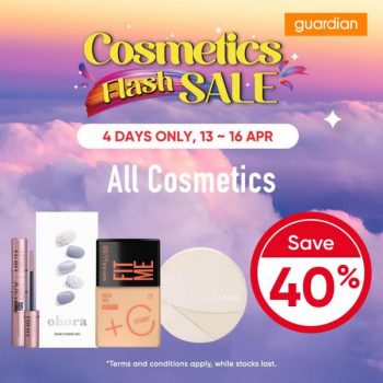 Guardian-Cosmetics-Flash-Sale-350x350 13-16 Apr 2023: Guardian Cosmetics Flash Sale