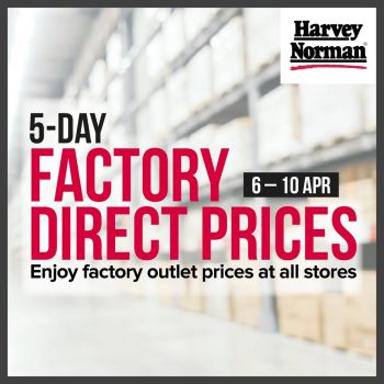 Harvey-Norman-Factory-Direct-Prices-Sale-350x350 6-10 Apr 2023: Harvey Norman  Factory Direct Prices Sale