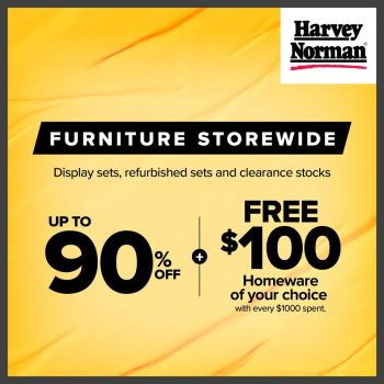 Harvey-Norman-Furniture-Storewide-Sale-350x350 10 Apr 2023 Onward: Harvey Norman Furniture Storewide Sale