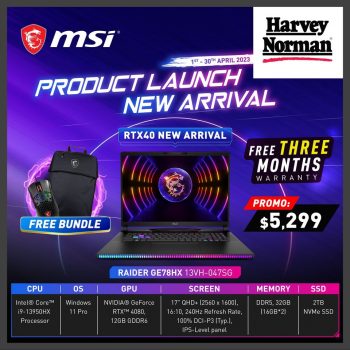 Harvey-Norman-MSI-New-Arrival-Deals-1-350x350 18 Apr 2023 Onward: Harvey Norman MSI New Arrival Deals