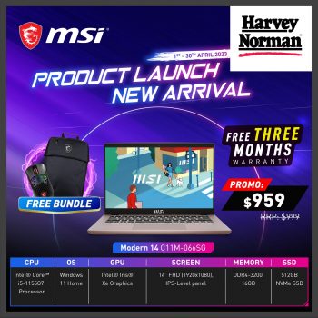 Harvey-Norman-MSI-New-Arrival-Deals-5-350x350 18 Apr 2023 Onward: Harvey Norman MSI New Arrival Deals