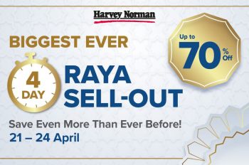 Harvey-Norman-Raya-Sell-Out-Sale-350x232 21-24 Apr 2023: Harvey Norman Raya Sell-Out Sale