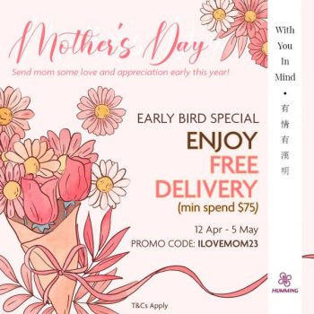 Humming-Flowers-Gifts-Mothers-Day-Early-Bird-Free-Delivery-Promotion-350x350 12 Apr-5 May 2023: Humming Flowers & Gifts Mother's Day Early Bird Free Delivery Promotion