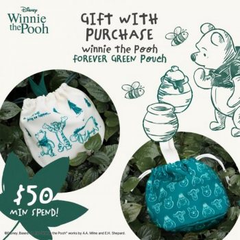 INNISFREE-Free-Winnie-The-Pooh-Forever-Green-Pouch-Eco-Bag-Promotion-350x350 1-30 Apr 2023: INNISFREE Free Winnie The Pooh Forever Green Pouch / Eco Bag Promotion