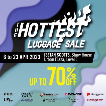 Isetan-Hottest-Luggage-Sale-350x350 6-23 Apr 2023: Isetan Hottest Luggage Sale